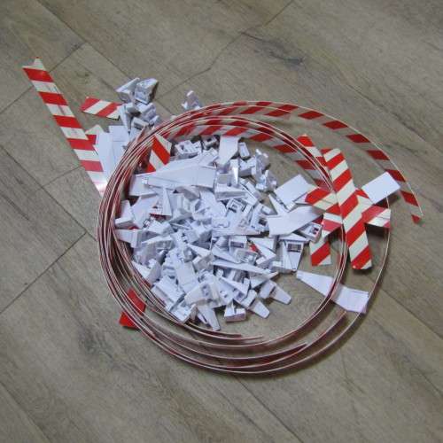 Lot of Carrera slot car racing track barriers