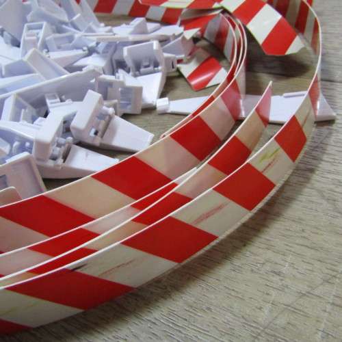 Lot of Carrera slot car racing track barriers