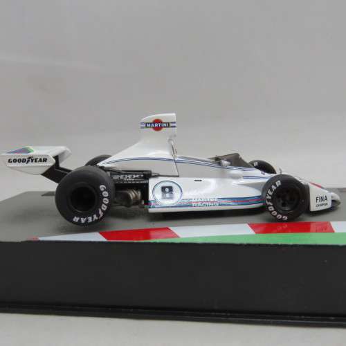 Formula 1 Brabham BT44 B - 1975 model car - #8 Carbs Pace - Scale 1/43