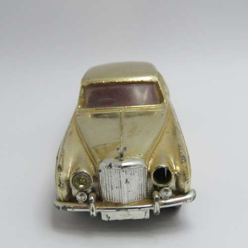 Corgi Toys 224 Bentley Continental Sports Saloon gold edition - Needs tyres - Steering rack broken