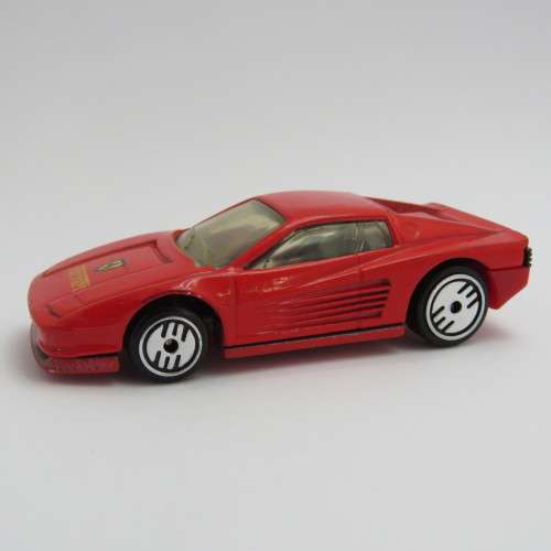 1988 Hot Wheels Ferrari Testarossa toy car with Ultra Hot Wheels - Malaysia