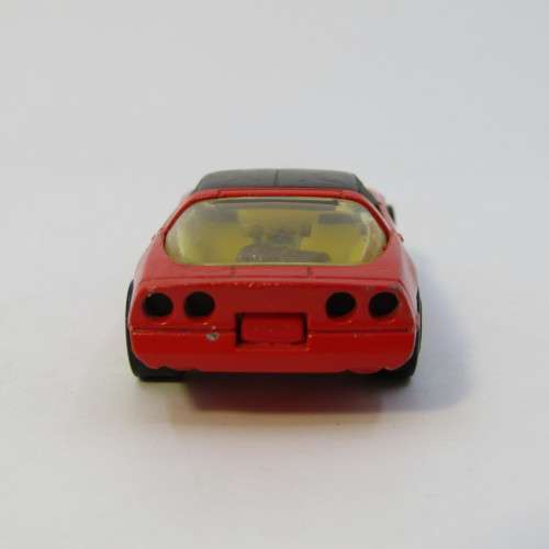 1983 Hot Wheels 80`s Corvette toy car with Gold Hot Ones Wheels - Hong Kong