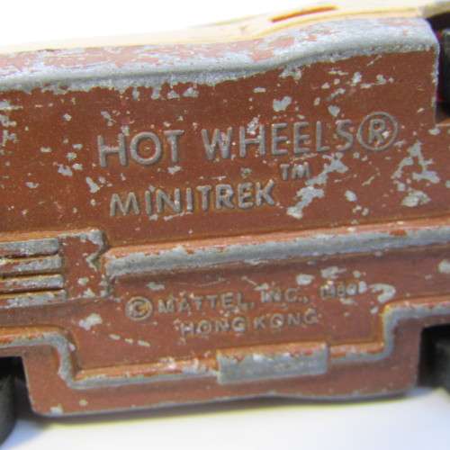 1981 Hot Wheels Minitrek toy car - Hong Kong