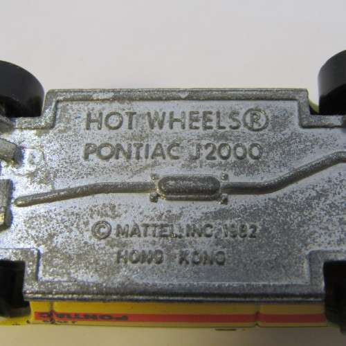 Hot Wheels Pontiac J2000 toy car - Hong Kong