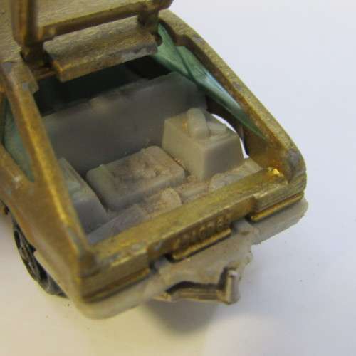 Majorette #240 Simca 1308 toy car - scale 1/60 - opening rear