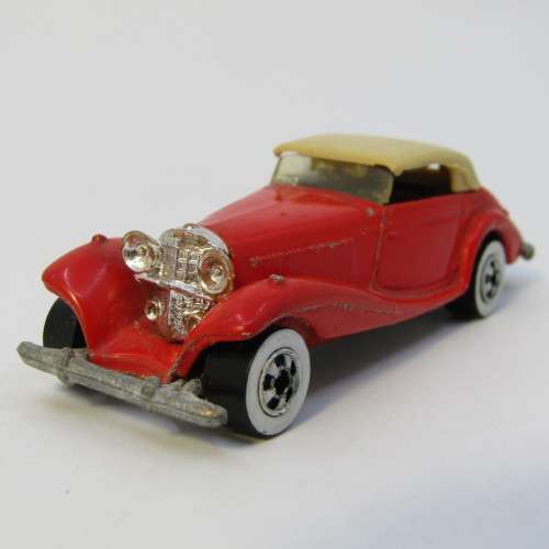 1982 Hot Wheels Mercedes 540K toy car with wall wheels - Malaysia