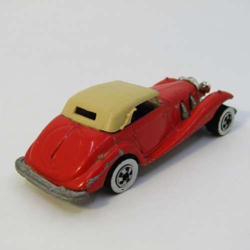 1982 Hot Wheels Mercedes 540K toy car with wall wheels - Malaysia