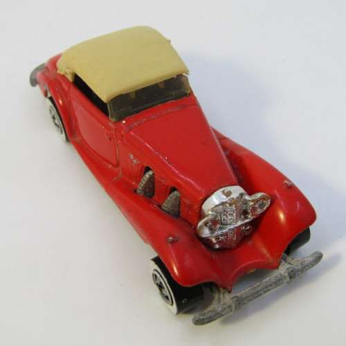 1982 Hot Wheels Mercedes 540K toy car with wall wheels - Malaysia