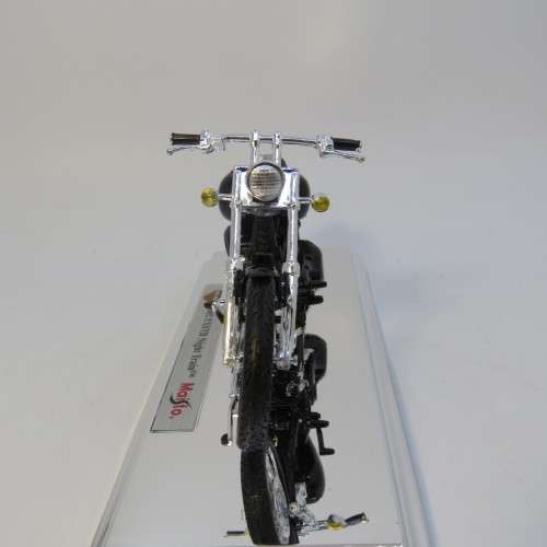 Maisto 2002 Harley-Davidson FXSTB Night Train model motorcycle in box - Scale 1/18