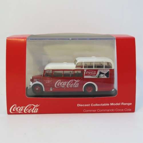 Oxford Coca-Cola Commer Commando die-cast model in case - Scale 1/76