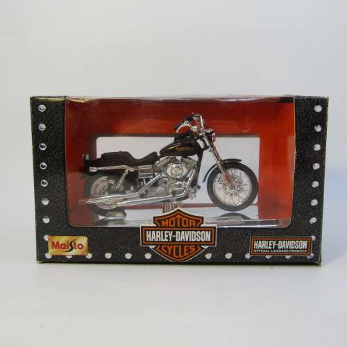 Maisto 2002 Harley Davidson FXDL Dyna Low Rider model motorcycle in box - scale 1/18