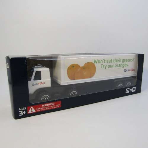 Pick n Pay delivery truck and trailer in box
