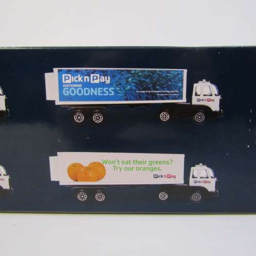 Pick n Pay delivery truck and trailer in box
