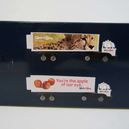 Pick n Pay delivery truck and trailer in box