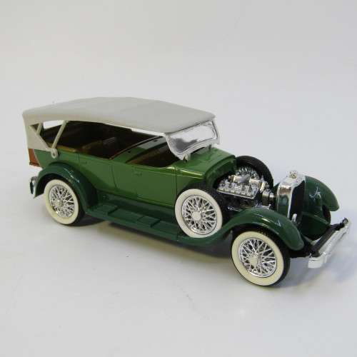 Rio 1928 Lincoln Sport Phaeton model car in case - damaged - missing hood - scale 1/43