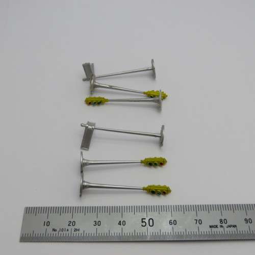 Lot of HO-Scale railway track buildings and lights