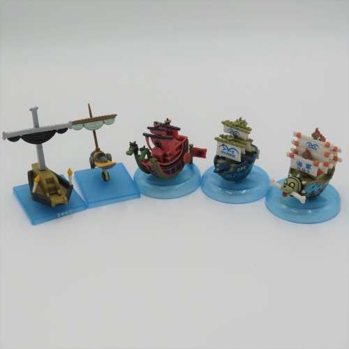 Lot of 5 Japanese Anime small marine ships