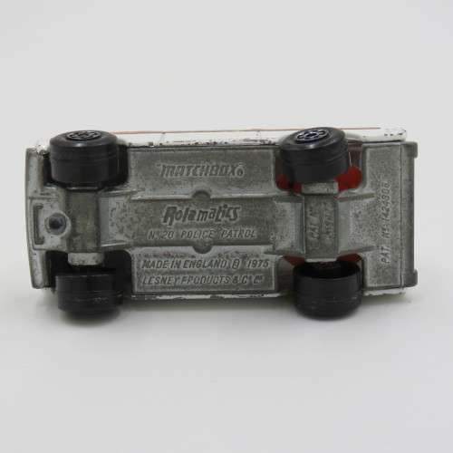 1975 Matchbox Rolamatics #20 Police Patrol toy car