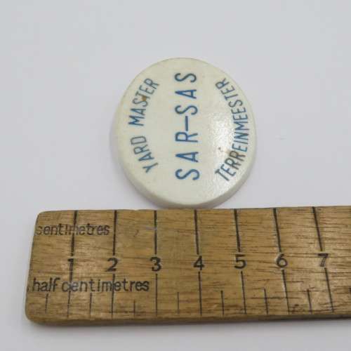 SAR-SAS Railway Yard Master breast badge