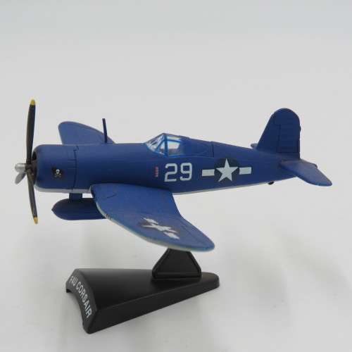 USAF F4U Corsair die-cast model plane