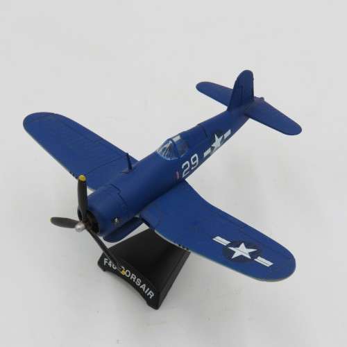 USAF F4U Corsair die-cast model plane