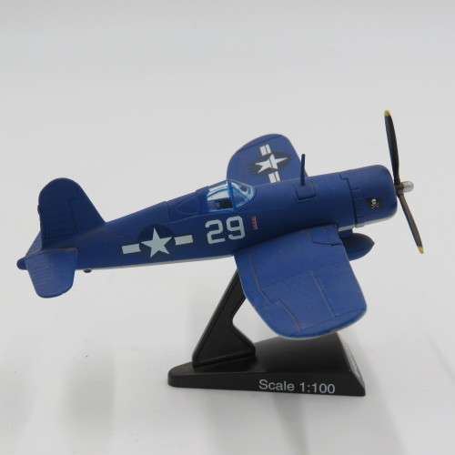 USAF F4U Corsair die-cast model plane