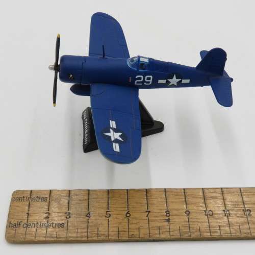 USAF F4U Corsair die-cast model plane