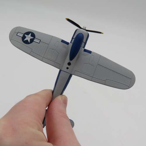 USAF F4U Corsair die-cast model plane