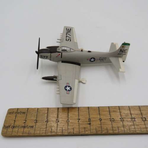 USAF A-1H Skyraider die-cast model plane - Scale 1/10