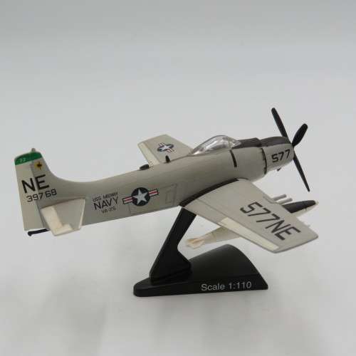 USAF A-1H Skyraider die-cast model plane - Scale 1/10