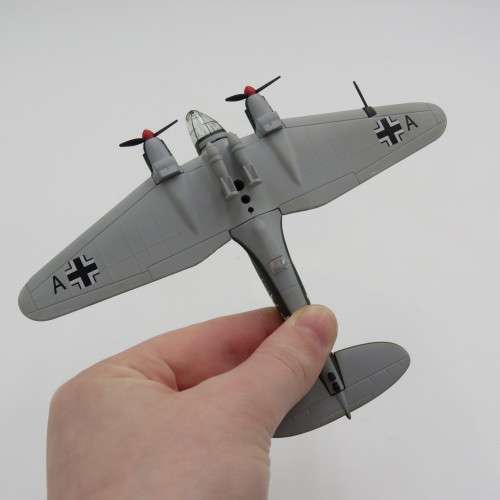 WW2 German Heinkel He III die-cast model plane - Scale 1/140