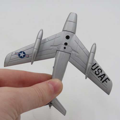 USAF F-86F Sabre die-cast model plane