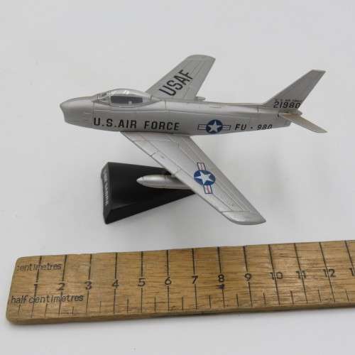 USAF F-86F Sabre die-cast model plane