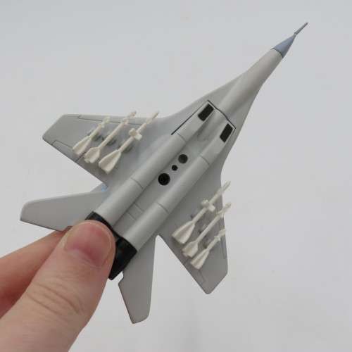Russian MIG-29 die-cast model plane