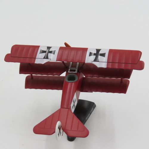 German Fokker Dr.1 die-cast model plane - Scale 1/63