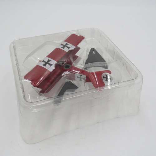 German Fokker Dr.1 die-cast model plane - Scale 1/63