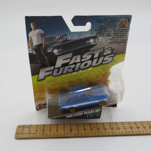 Mattel Fast and Furious 1970 Ford Escort RS1600 MK1 toy car - # 6/32