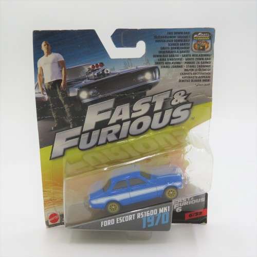 Mattel Fast and Furious 1970 Ford Escort RS1600 MK1 toy car - # 6/32