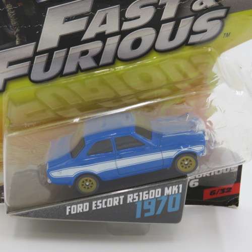 Mattel Fast and Furious 1970 Ford Escort RS1600 MK1 toy car - # 6/32