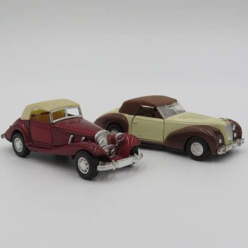 Lot of 6 vintage classic toy cars - Some damage