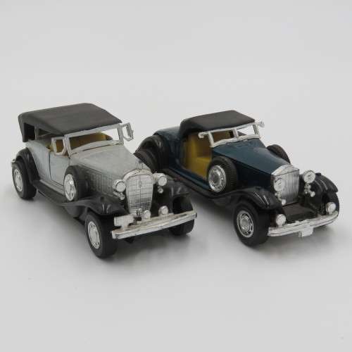 Lot of 6 vintage classic toy cars - Some damage