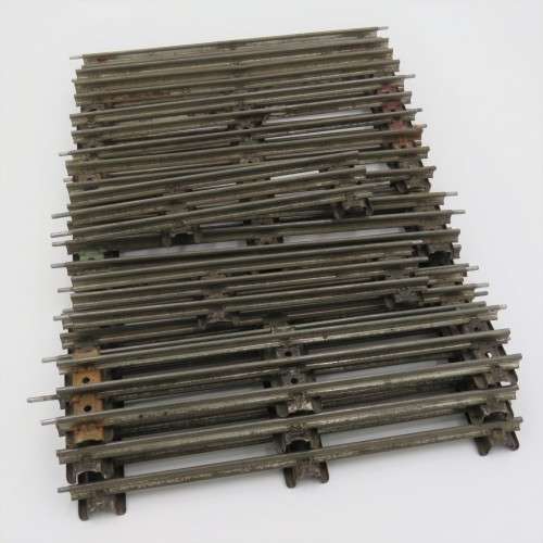 Lot of 16 vintage O-gauge Railway track straights