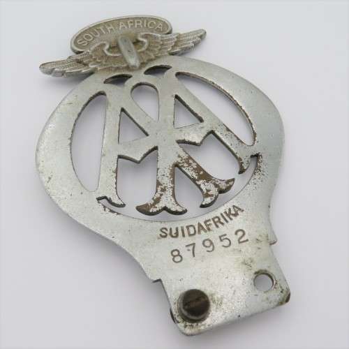 Vintage South Africa AA car badge - #87952