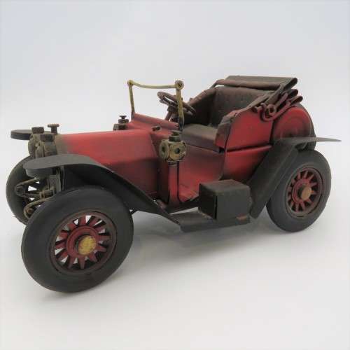 Vintage style pressed metal model car