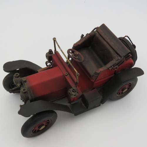 Vintage style pressed metal model car