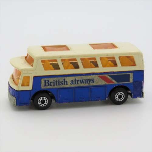 Matchbox Superfast #85 British Airways Airport coach toy car