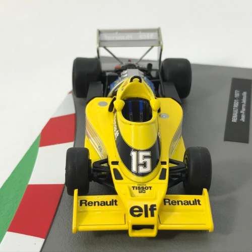 Formula 1 Renault RS01 - 1977 die-cast model car - #15 Jean-Pierre Jabuillie - scale 1/43