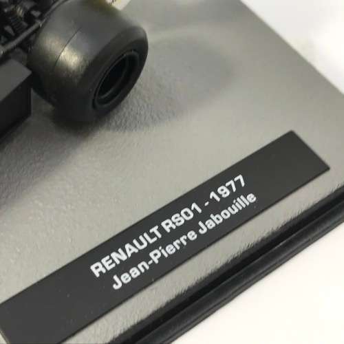 Formula 1 Renault RS01 - 1977 die-cast model car - #15 Jean-Pierre Jabuillie - scale 1/43