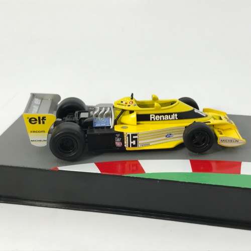 Formula 1 Renault RS01 - 1977 die-cast model car - #15 Jean-Pierre Jabuillie - scale 1/43