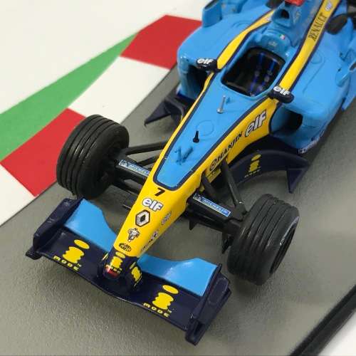 Formula 1 Renault R24 - 2004 die-cast model car - #7 Jarno Trulli - scale 1/43